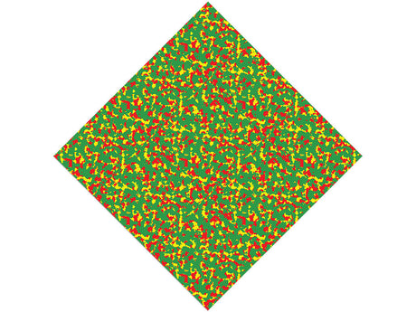 Rasta Camo Pixel Vinyl Wrap Pattern