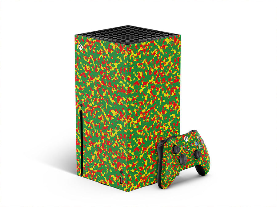 rasta camo pixel XBOX DIY Decal