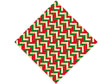 Rastafarian  Brick Vinyl Wrap Pattern