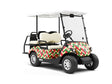 Rastafarian  Brick Wrapped Golf Cart