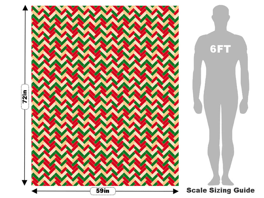 Rastafarian  Brick Vehicle Wrap Scale~Rwraps Series 914 Rastafarian  Brick Measurements~2