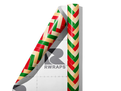 Rastafarian  Brick Wrap Film Sheets~Rwraps Series 914 Rastafarian  Brick Scrolled Sheet~4