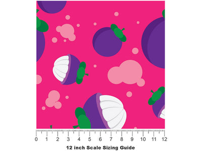 Ratu Tembilahan Fruit Vinyl Film Pattern Size 12 inch Scale~Rwraps Ratu Tembilahan Fruit Sizing Chart~2