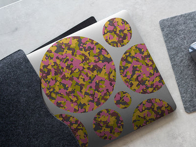 rave erdl camouflage DIY Laptop Stickers