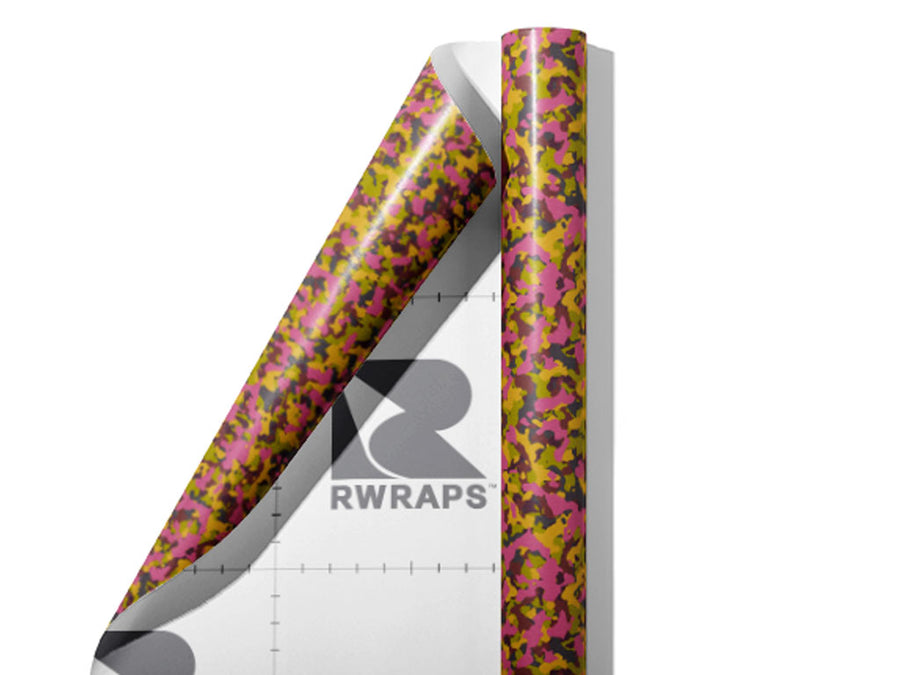Rave ERDL Camouflage Wrap Film Sheets~Rwraps Series 914 Rave ERDL Camouflage Scrolled Sheet~3