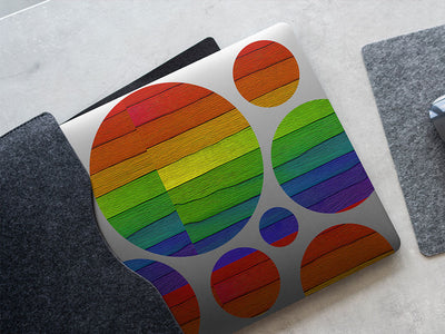 raw edge  DIY Laptop Stickers