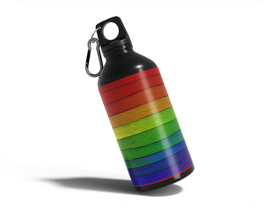 raw edge  Water Bottle DIY Stickers