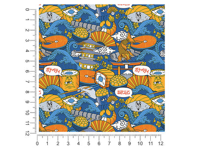 raw tastes japanese 1ft x 1ft Craft Sheets