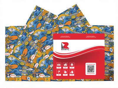 raw tastes japanese Craft Vinyl Sheet Pack