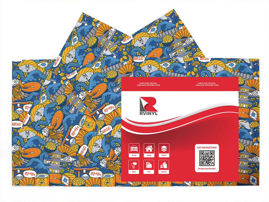 raw tastes japanese Craft Vinyl Sheet Pack