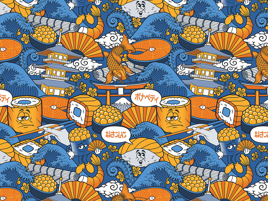 Raw Tastes Food Vinyl Wrap Pattern~Rwraps Series 914 Digitally Printed Vinyl Wrap~0