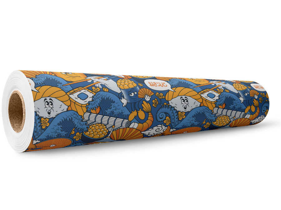 Raw Tastes Food Wrap Film Wholesale Roll~Rwraps Series 914 Digitally Printed Vinyl Roll~5
