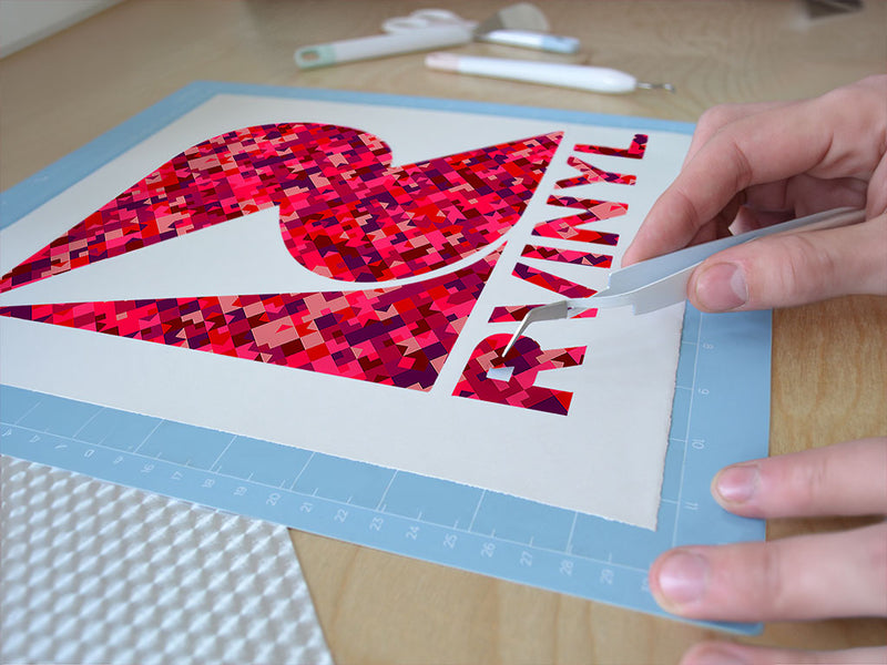 razzle dazzle mosaic Easy Weed Craft Vinyl