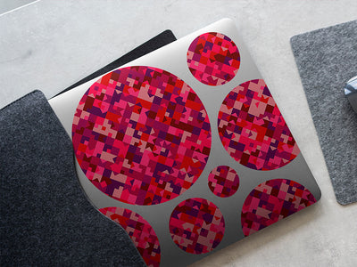 razzle dazzle mosaic DIY Laptop Stickers