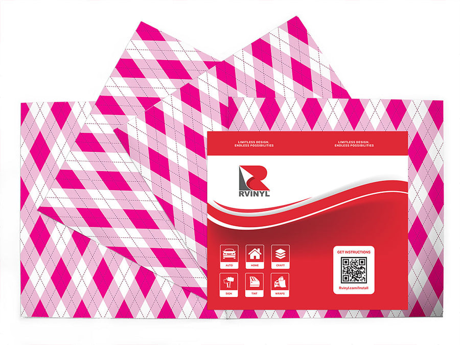 razzmatazz riot argyle Craft Vinyl Sheet Pack