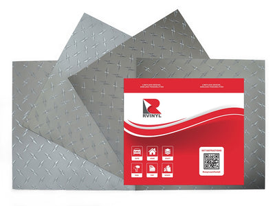 Rcraft Diamond Plate Craft Vinyl Sheet Pack