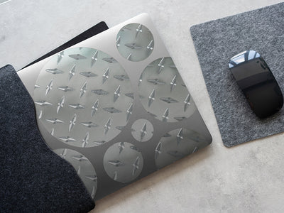 Rcraft Diamond Plate DIY Laptop Stickers