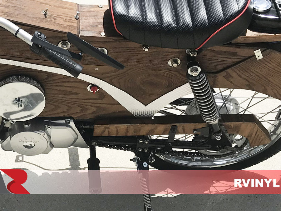 Engine Turn Craft Vinyl DIY Motorcycle Trim