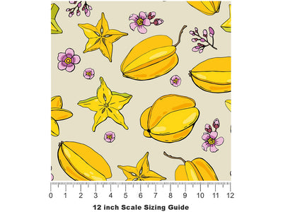 Reach For Me Fruit Vinyl Film Pattern Size 12 inch Scale~Rwraps Reach For Me Fruit Sizing Chart~2