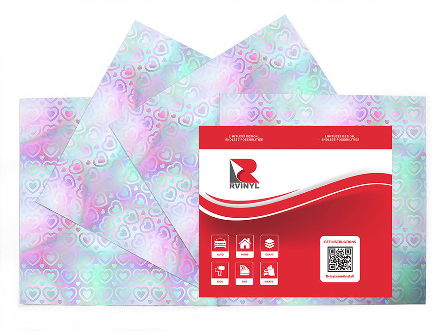 reach out heart Craft Vinyl Sheet Pack