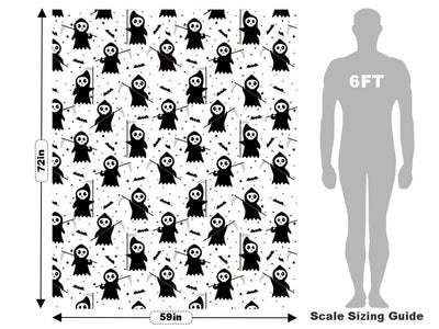 Ready Reapers Halloween Vehicle Wrap Scale~Rwraps Series 914 Ready Reapers Halloween Measurements~1