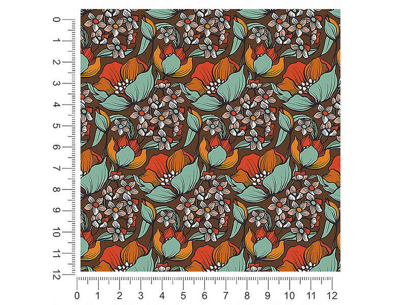 real foxy retro 1ft x 1ft Craft Sheets