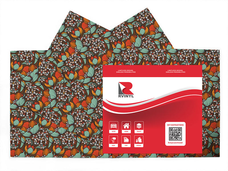real foxy retro Craft Vinyl Sheet Pack