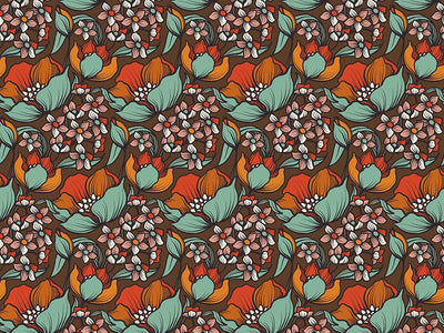 Real Foxy Retro Vinyl Wrap Pattern~Rwraps Series 914 Digitally Printed Vinyl Wrap~0