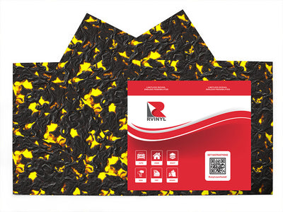 real hotspot lava Craft Vinyl Sheet Pack