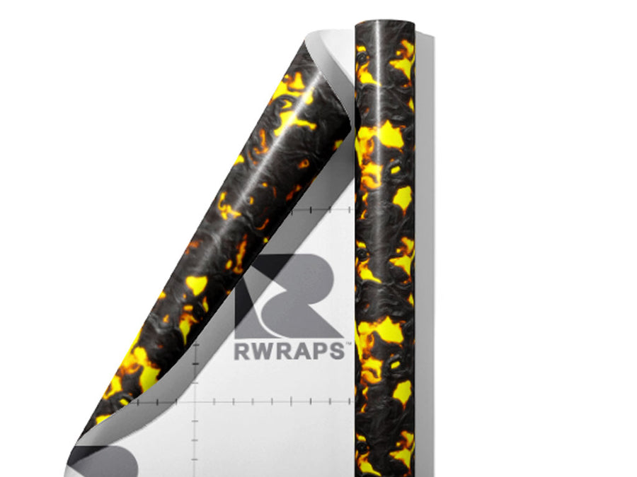 Real Hotspot Lava Wrap Film Sheets~Rwraps Series 914 Real Hotspot Lava Scrolled Sheet~3