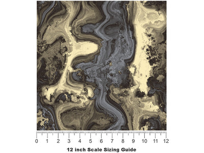 Real River Epoxy-Resin Vinyl Film Pattern Size 12 inch Scale~Rwraps Real River Epoxy-Resin Sizing Chart~3