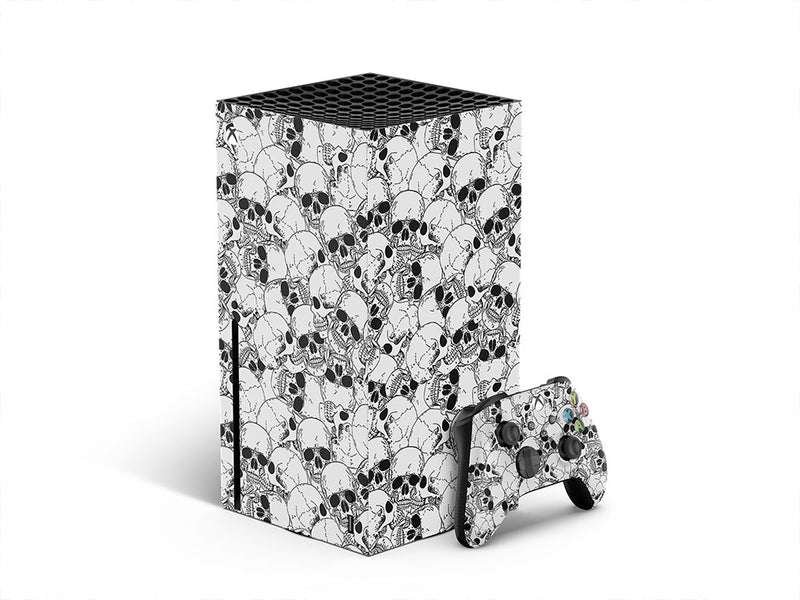 realistic catacomb skull and bones XBOX DIY Decal