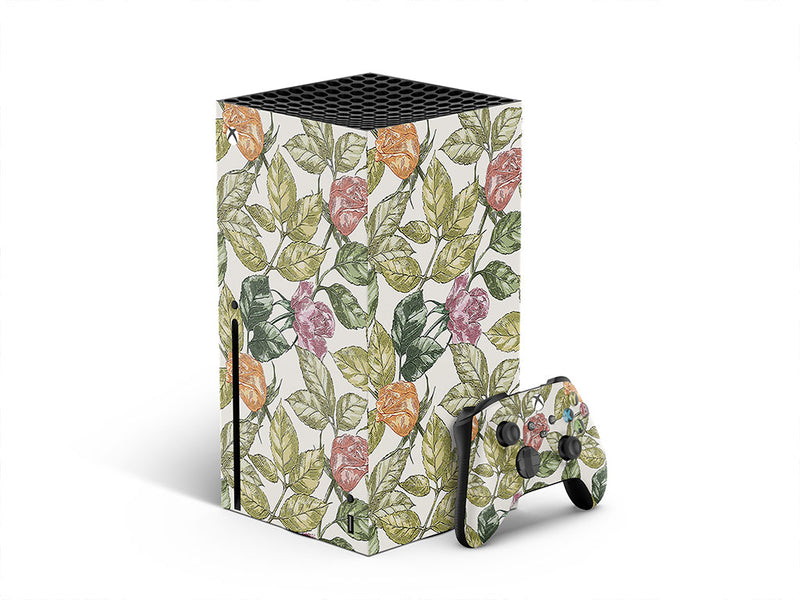 realistic garden floral XBOX DIY Decal