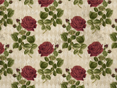 Realistic Roses Gothic Vinyl Wrap Pattern~Rwraps Series 914 Digitally Printed Vinyl Wrap~0