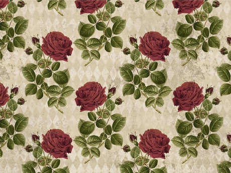 Realistic Roses Gothic Vinyl Wrap Pattern~Rwraps Series 914 Digitally Printed Vinyl Wrap~0