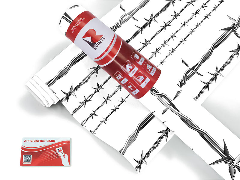 realistic ross barbed wire Craft Vinyl Roll