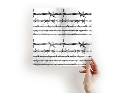 realistic ross barbed wire Craft Sheets