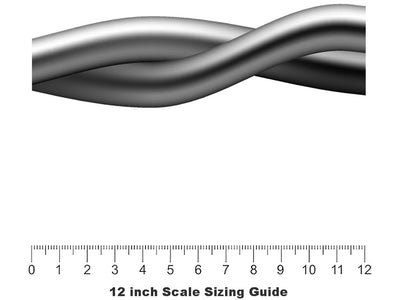 Realistic Ross Barbed Wire Vinyl Film Pattern Size 12 inch Scale~Rwraps Realistic Ross Barbed Wire Sizing Chart~2