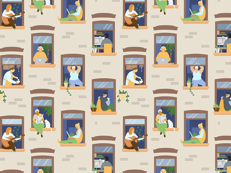 Rear Window Cityscape Vinyl Wrap Pattern~Rwraps Series 914 Digitally Printed Vinyl Wrap~0