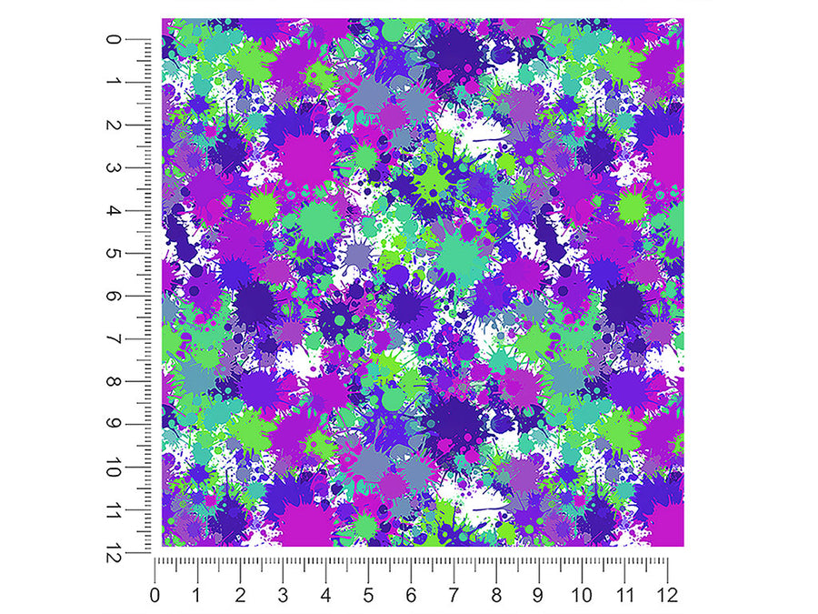 rebel yell paint splatter 1ft x 1ft Craft Sheets