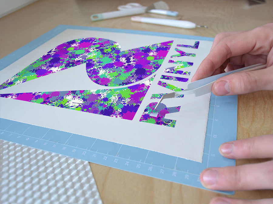 rebel yell paint splatter Easy Weed Craft Vinyl