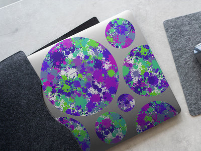 rebel yell paint splatter DIY Laptop Stickers