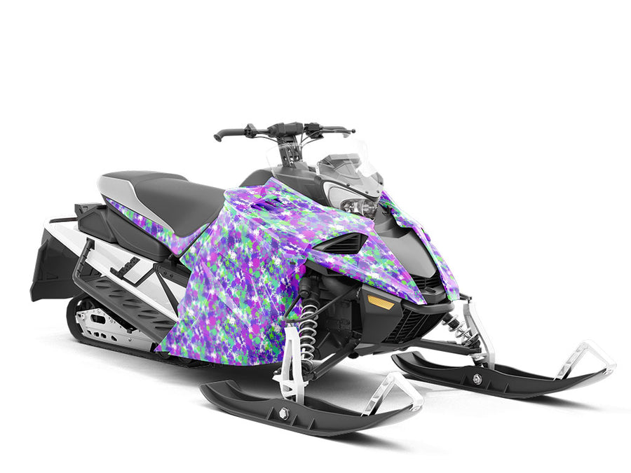 Rebel Yell Paint Splatter Custom Wrapped Snowmobile