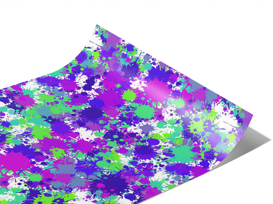 Rebel Yell Paint Splatter Vinyl Wraps~Rwraps Series 914 Digitally Printed Vinyl Wrap~0
