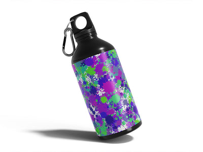 rebel yell paint splatter Water Bottle DIY Stickers