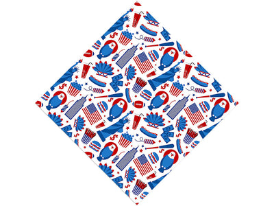 Recognized Symbols Americana Vinyl Wrap Pattern