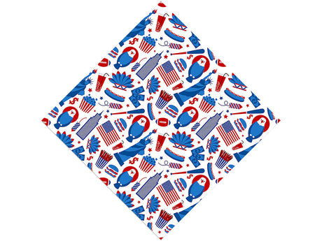 Recognized Symbols Americana Vinyl Wrap Pattern