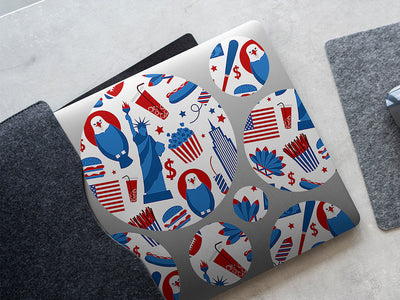 recognized symbols  DIY Laptop Stickers