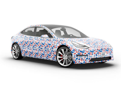 Recognized Symbols Americana Vehicle Vinyl Wrap
