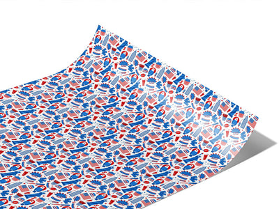 Recognized Symbols Americana Vinyl Wraps~Rwraps Series 914 Digitally Printed Vinyl Wrap~1